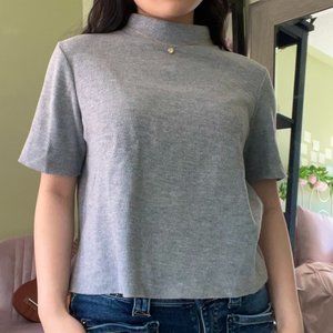 Short Sleeve Mock Neck